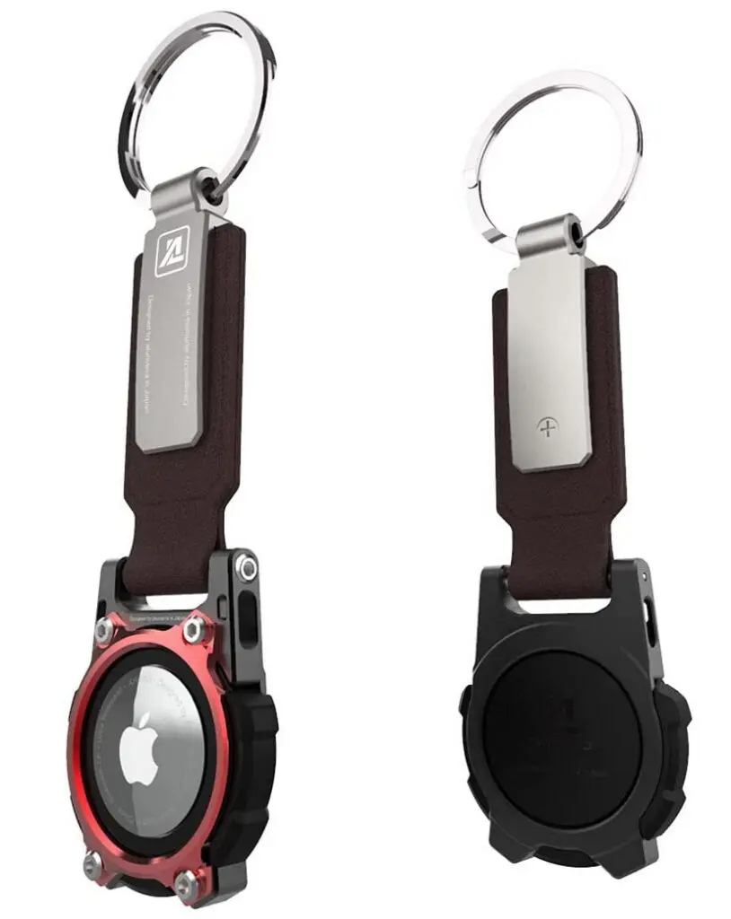 AirTag キーリング、エアタグ ループ トラッカー ホルダー airtag ケース