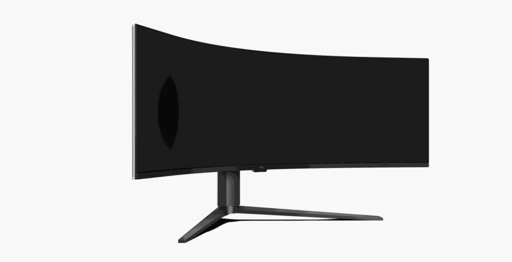 ワイドテレビ TCL、横幅1.3m超えのウルトラワイド57インチ曲面モニター 『R94