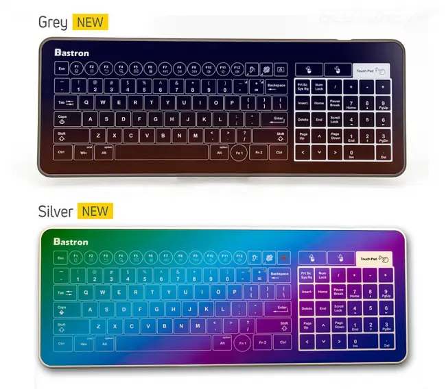 希少　超美品　Bastron B10 pro ガラス製キーボード　レッド　無線 希少 超美品 Bastron B10 pro ガラス製キーボード レッド 無線